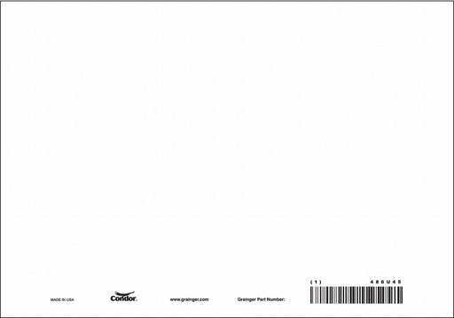 Safety Sign 7 inx10 in Polyethylene PK10