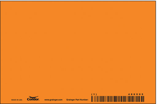 Safety Sign 4in x 6in Polyethylene PK10