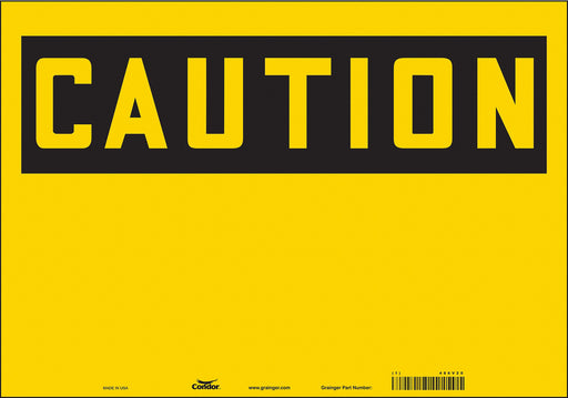 Safety Sign 14 inx20 in Vinyl