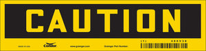 Safety Sign 2.25in x 9in Vinyl