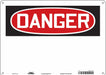 Safety Sign 10 inx14 in Polyethylene