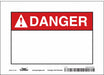 Safety Sign 5 in x 7 in Vinyl