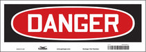 Safety Sign 5 in x 14 in Vinyl