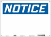 Safety Sign 10 inx14 in Aluminum