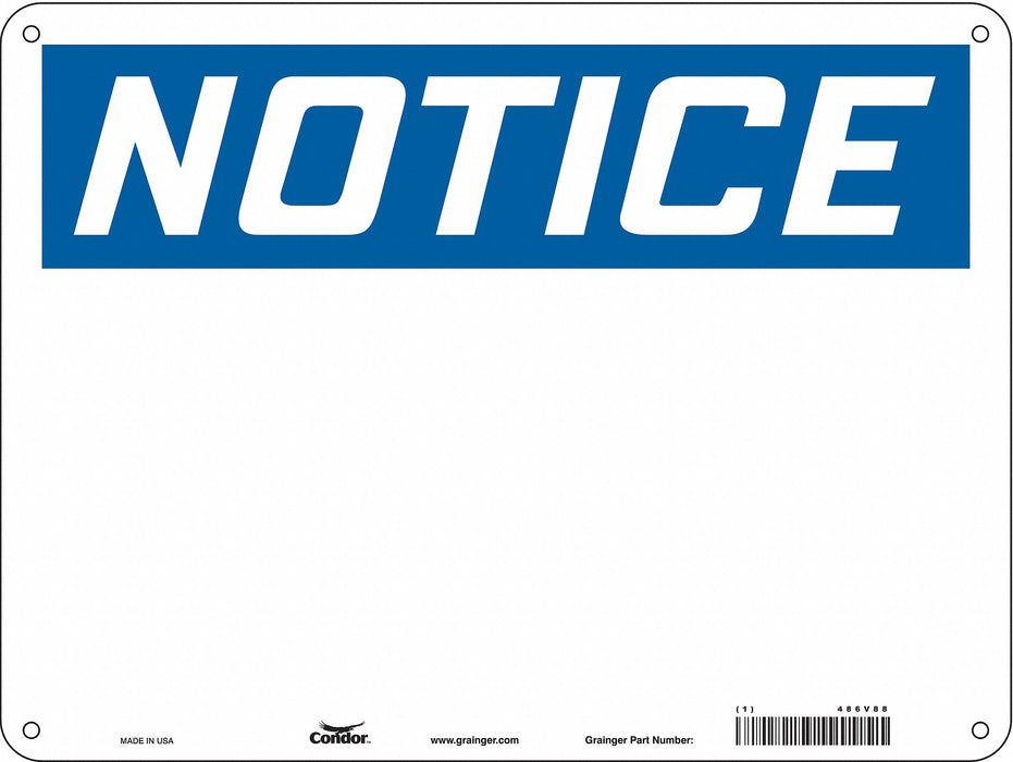 Safety Sign 18 inx24 in Aluminum