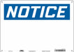 Safety Sign 10 inx14 in Polyethylene