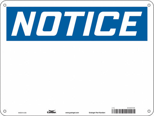 Safety Sign 18 inx24 in Polyethylene