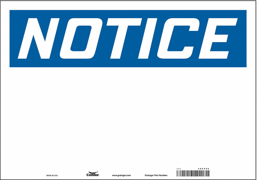 Safety Sign 14 inx20 in Vinyl
