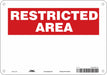 Safety Sign 7 in x 10 in Aluminum