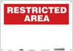 Safety Sign 10 inx14 in Polyethylene