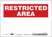 Safety Sign 5 inx7 in Vinyl