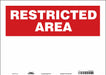 Safety Sign 10 inx14 in Vinyl