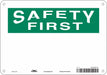 Safety Sign 7 in x 10 in Aluminum