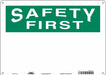 Safety Sign 10 inx14 in Aluminum