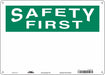 Safety Sign 10 inx14 in Polyethylene