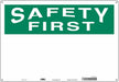 Safety Sign 14 inx20 in Polyethylene