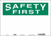 Safety Sign 10 inx14 in Vinyl