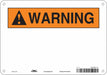 Safety Sign 7 in x 10 in Aluminum