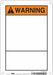 Safety Sign 10 in x 7 in Polyethylene