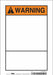 Safety Sign 10 in x 7 in Vinyl