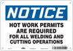 Safety Sign 7 inx10 in Polyethylene