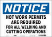 Safety Sign 10 in x 14 in Vinyl