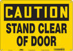 Safety Sign 10 in x 14 in Aluminum