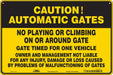 Safety Sign 24 in x 36 in Polyethylene