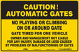 Safety Sign 24 in x 36 in Vinyl