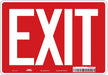 Safety Sign 7 in x 10 in Aluminum