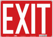 Safety Sign 10 in x 14 in Aluminum