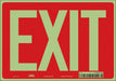 Safety Sign 7 inx10 in Glow Vinyl