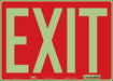 Safety Sign 10 inx14 in Glow Vinyl
