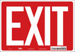 Safety Sign 7 in x 10 in Vinyl