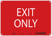 K1742 Safety Sign 7 in x 10 in Aluminum