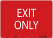 K1742 Safety Sign 10 in x 14 in Aluminum