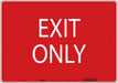 K1742 Safety Sign 14 in x 20 in Aluminum