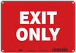 K1742 Safety Sign 7 in x 10 in Polyethylene