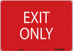 K1742 Safety Sign 10 in x 14 in Polyethylene
