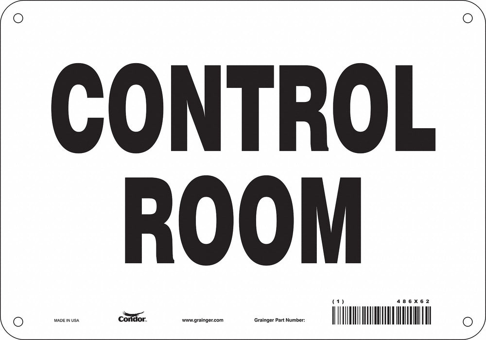 Safety Sign 7 in x 10 in Aluminum