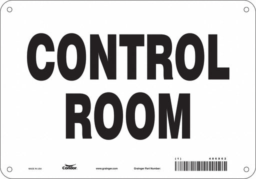 Safety Sign 7 in x 10 in Aluminum