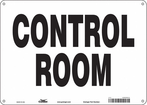 Safety Sign 10 in x 14 in Aluminum