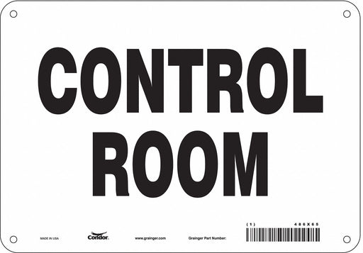 Safety Sign 7 in x 10 in Polyethylene