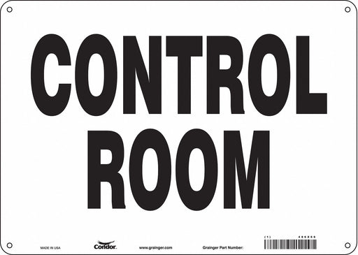 Safety Sign 10 in x 14 in Polyethylene