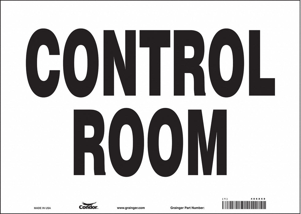Safety Sign 10 in x 14 in Vinyl