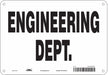 Safety Sign 7 in x 10 in Aluminum