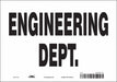Safety Sign 7 in x 10 in Vinyl