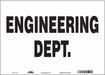 Safety Sign 10 in x 14 in Vinyl