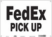 Safety Sign 10 inx14 in Aluminum