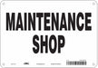 Safety Sign 7 in x 10 in Aluminum